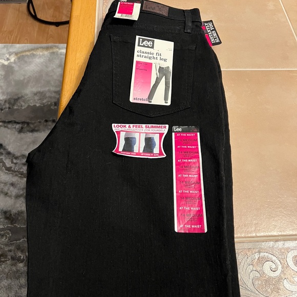 Lee Denim - Lee Jet Black Straight Leg Jeans
